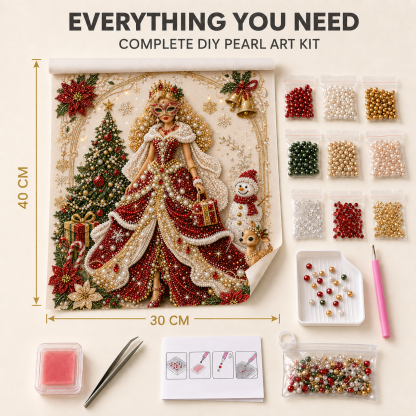 🔥Only Today BUY 3 GET 1 FREE🎁Fashion Doll Pearl Art DIY Kit💎