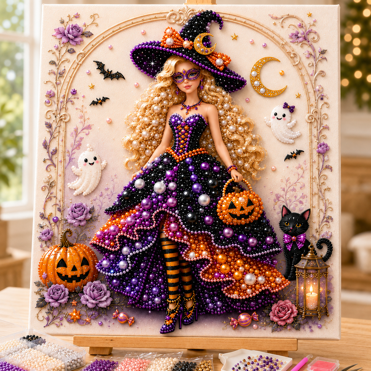 🔥Only Today BUY 3 GET 1 FREE🎁Fashion Doll Pearl Art DIY Kit💎