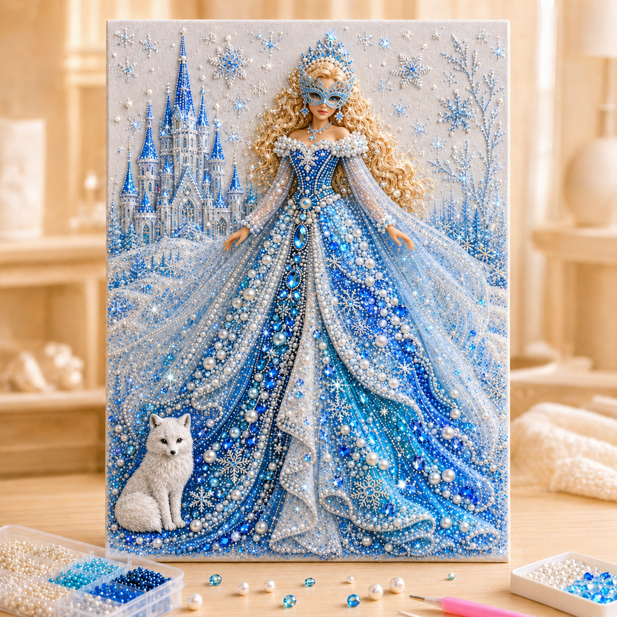🔥Only Today BUY 3 GET 1 FREE🎁Fashion Doll Pearl Art DIY Kit💎