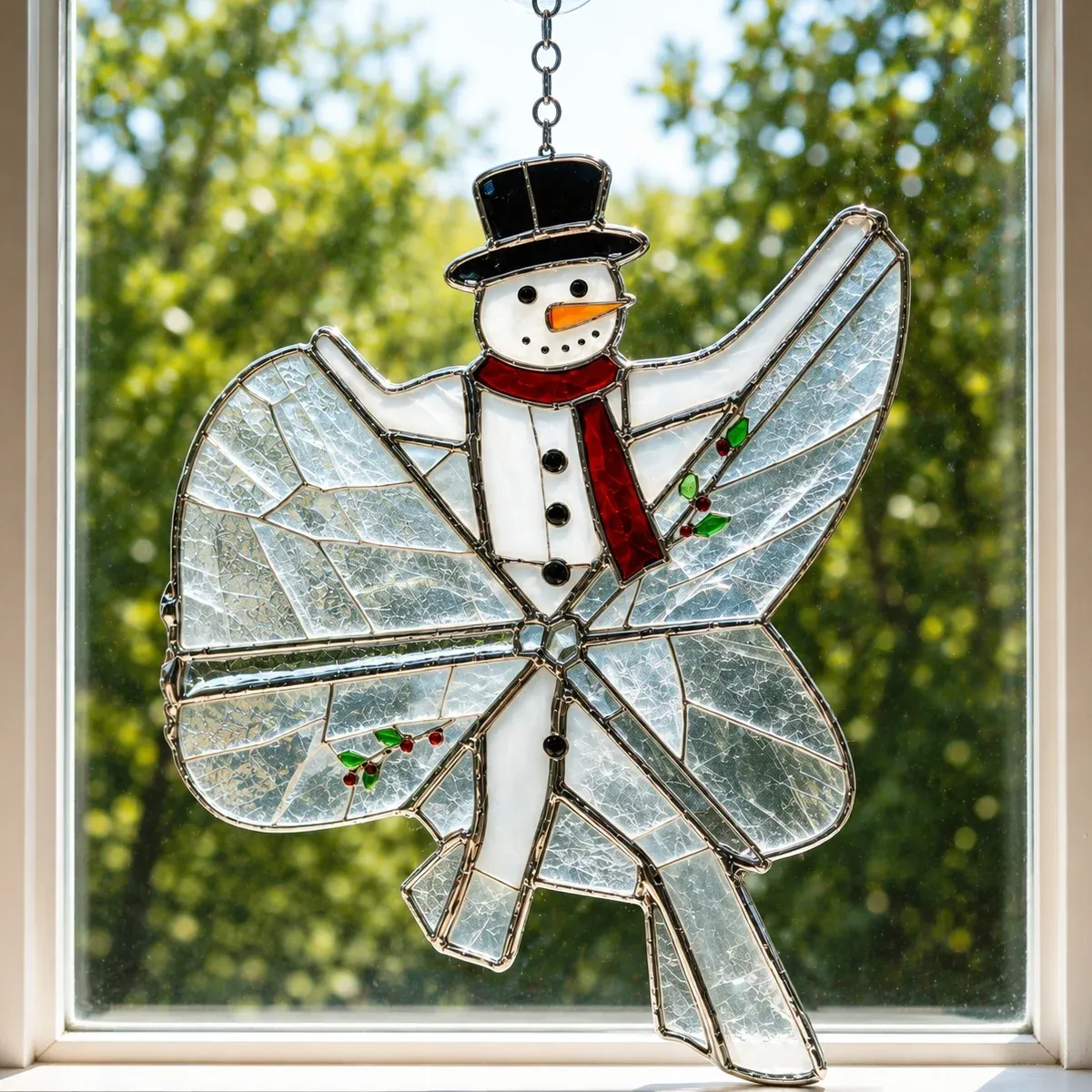 ⏳Last Day BUY 3 Get 1 Free 🎄Beginner-Friendly 3D Christmas Iridescent Suncatcher DIY Kit | Complete Kit with Glass-Style Panels, Metal Frames, Hanging Chain, Tools & Step-by-Step Guide Included 💕