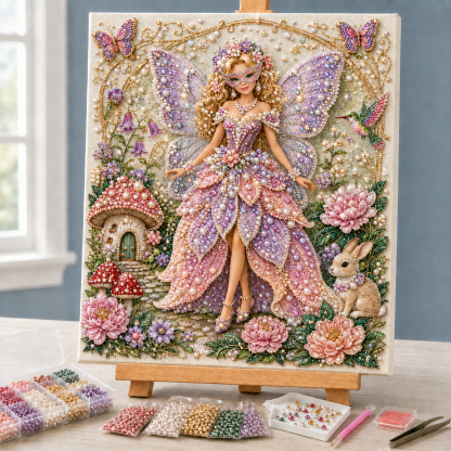 🔥Only Today BUY 3 GET 1 FREE🎁Fashion Doll Pearl Art DIY Kit💎
