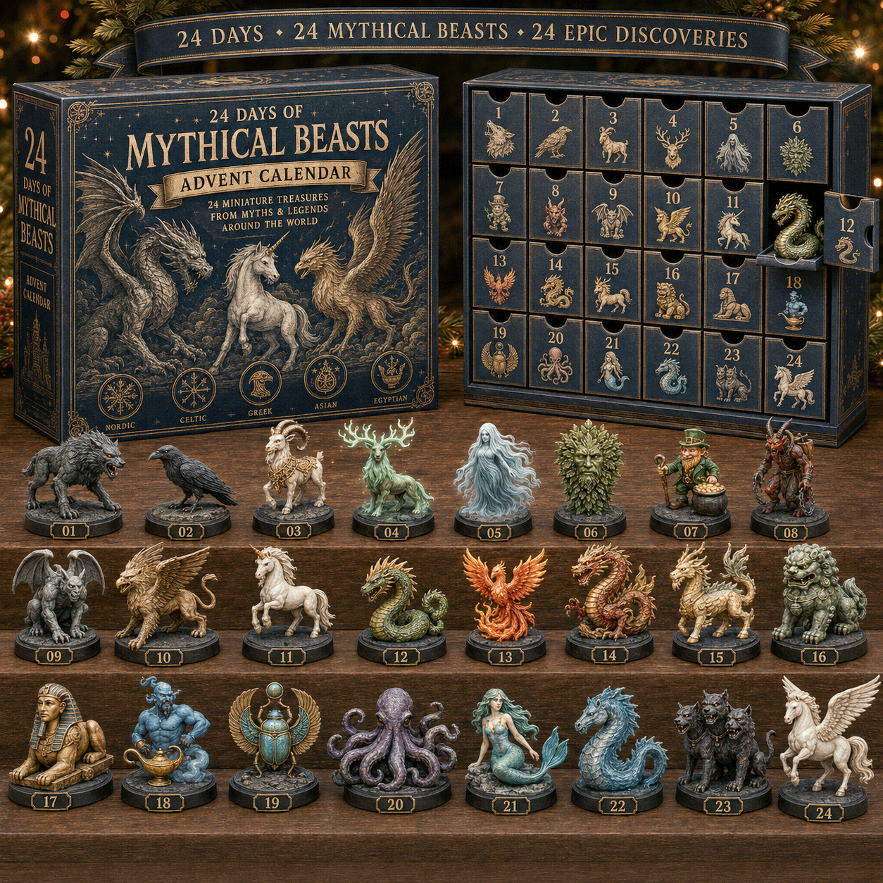 24 Days of Legendary Creatures Advent Calendar
