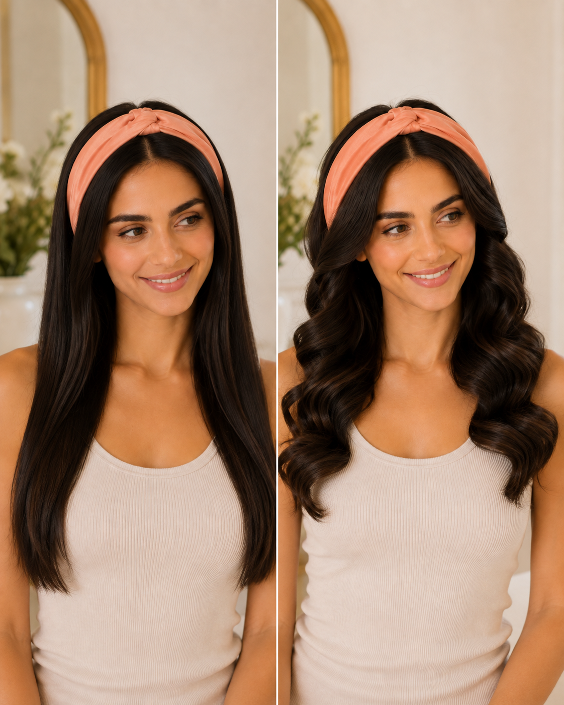 Terracotta Set & Flow Active Curling Headband