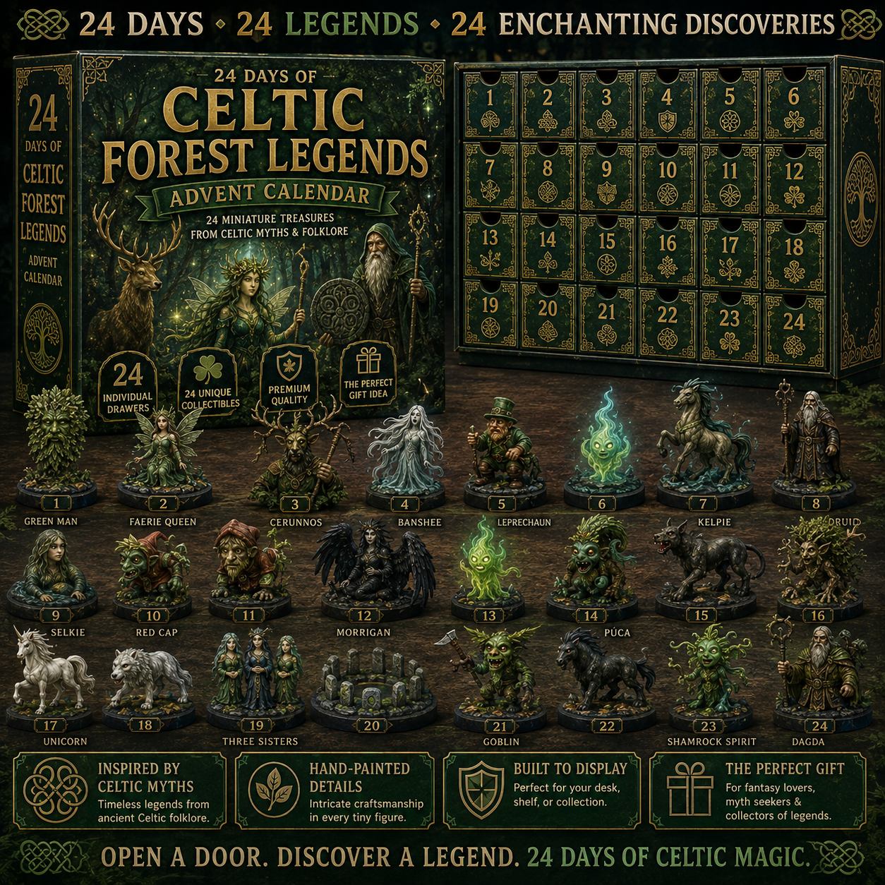24 Days of Legendary Creatures Advent Calendar