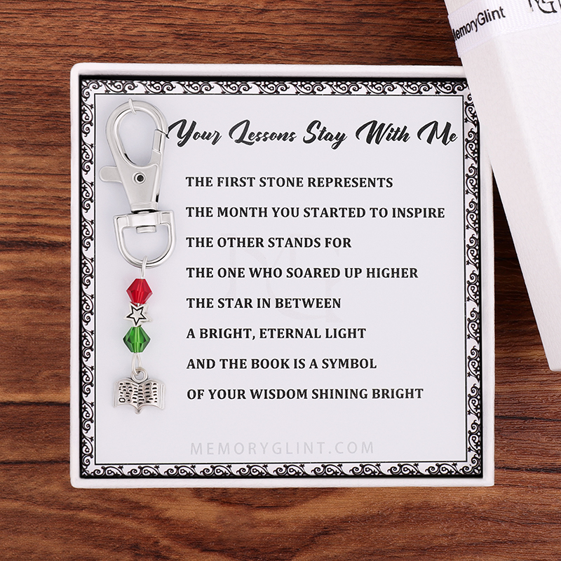 Your Lessons Stay With Me Poem & Charm, Book