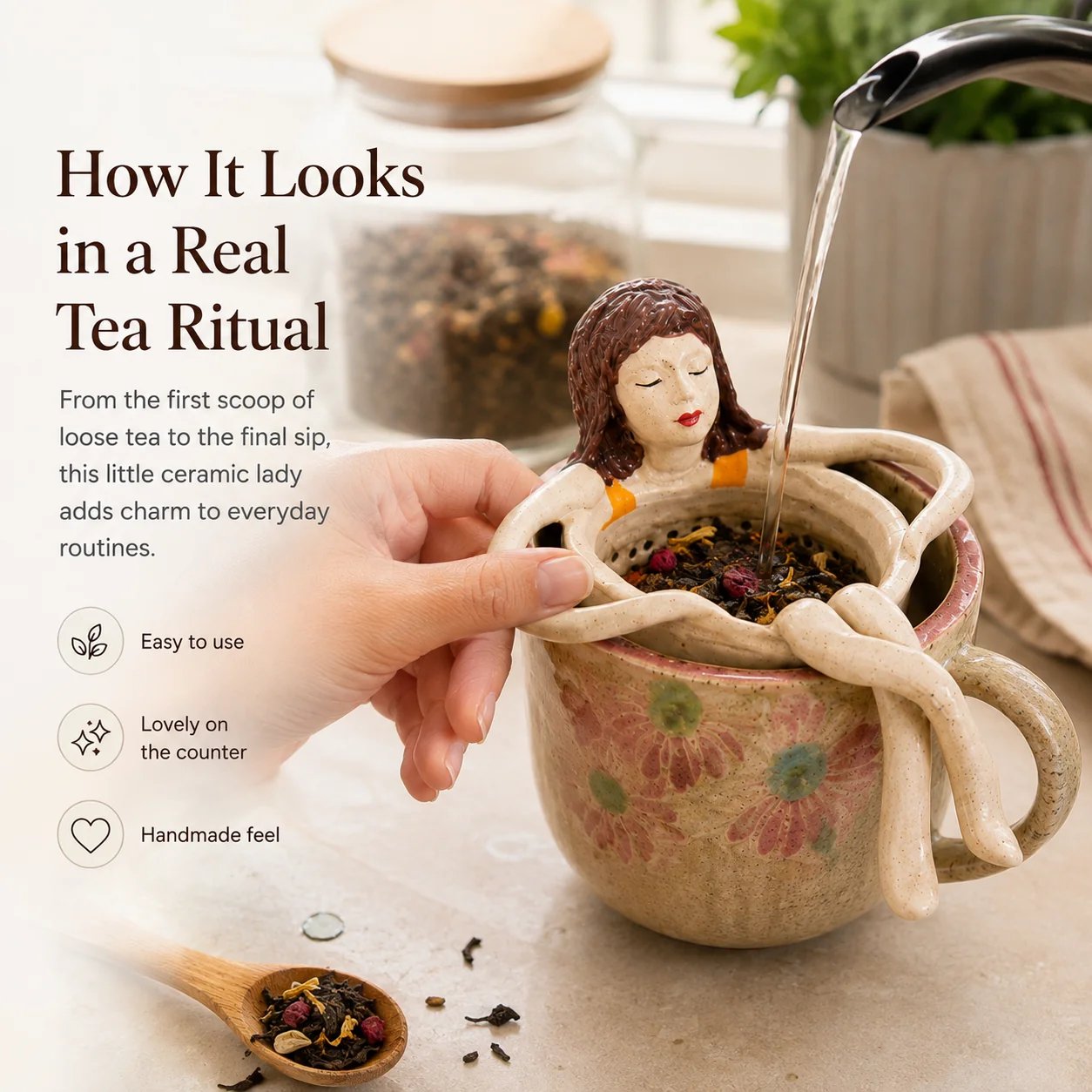 Ceramic Tea Strainer Compared With Ordinary Infuser