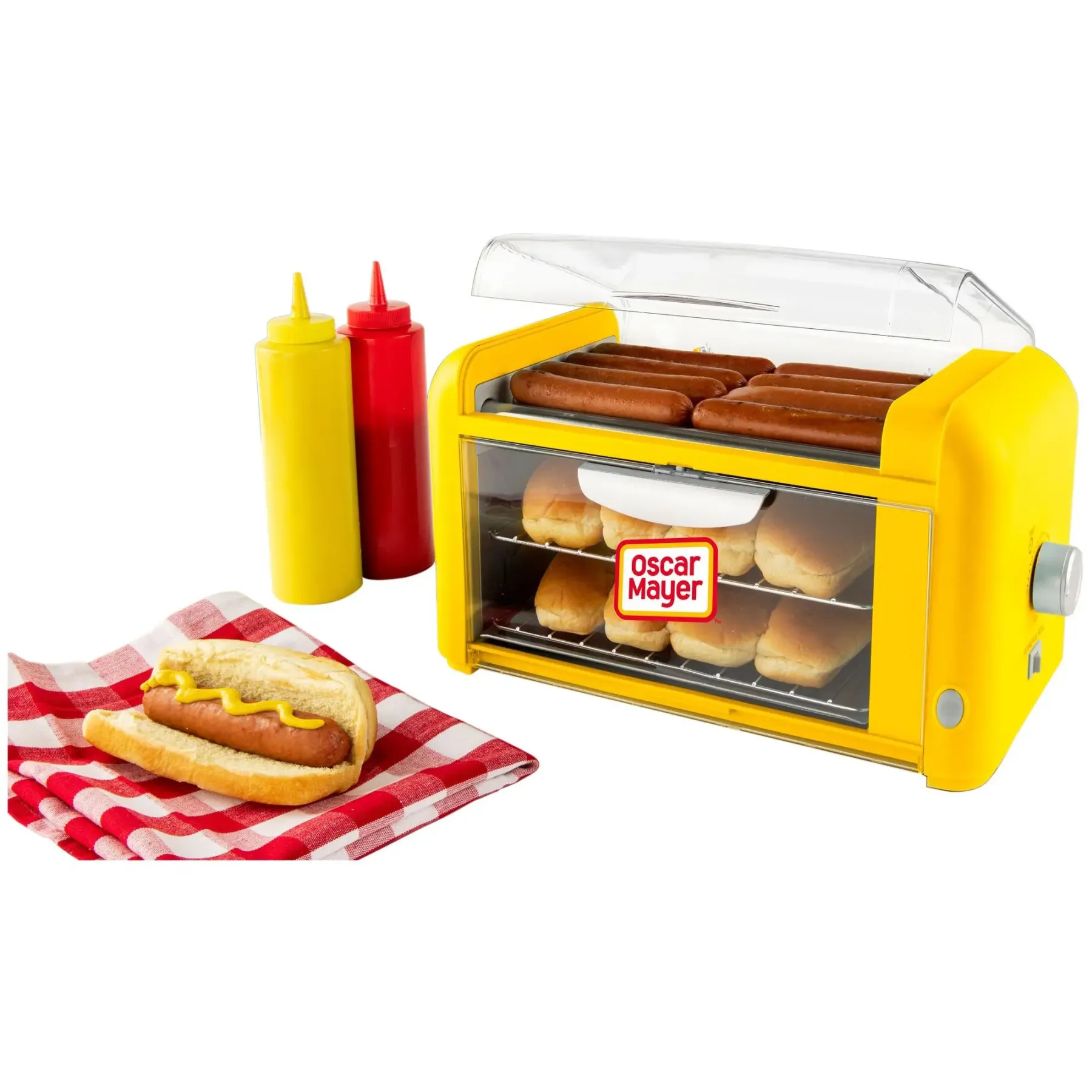 Nostalgia Oscar Mayer: rodillo para perritos calientes y calentador de panecillos
