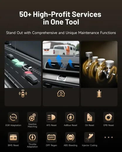 TOPDON ONE — Herramienta de diagnóstico automotriz bidireccional de 10.1" (Escáner OBD2), J2534 Pass-Thru, Codificación de ECU y más de 50 servicios, Escaneo completo de sistemas con TopFix AI y Mapeo de topología OE.