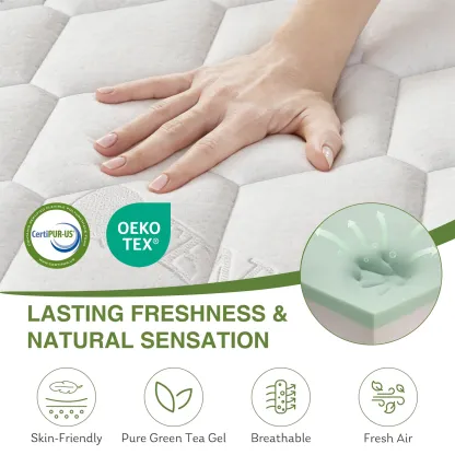 Colchón híbrido Bed-in-a-Box de 12 pulgadas, firmeza media con alivio de presión y aislamiento de movimiento, Twin/Full/Queen/King para todos los que duermen, colchón tamaño Queen, colchón tamaño completo Espuma viscoelástica de apoyo Espuma viscoelástica