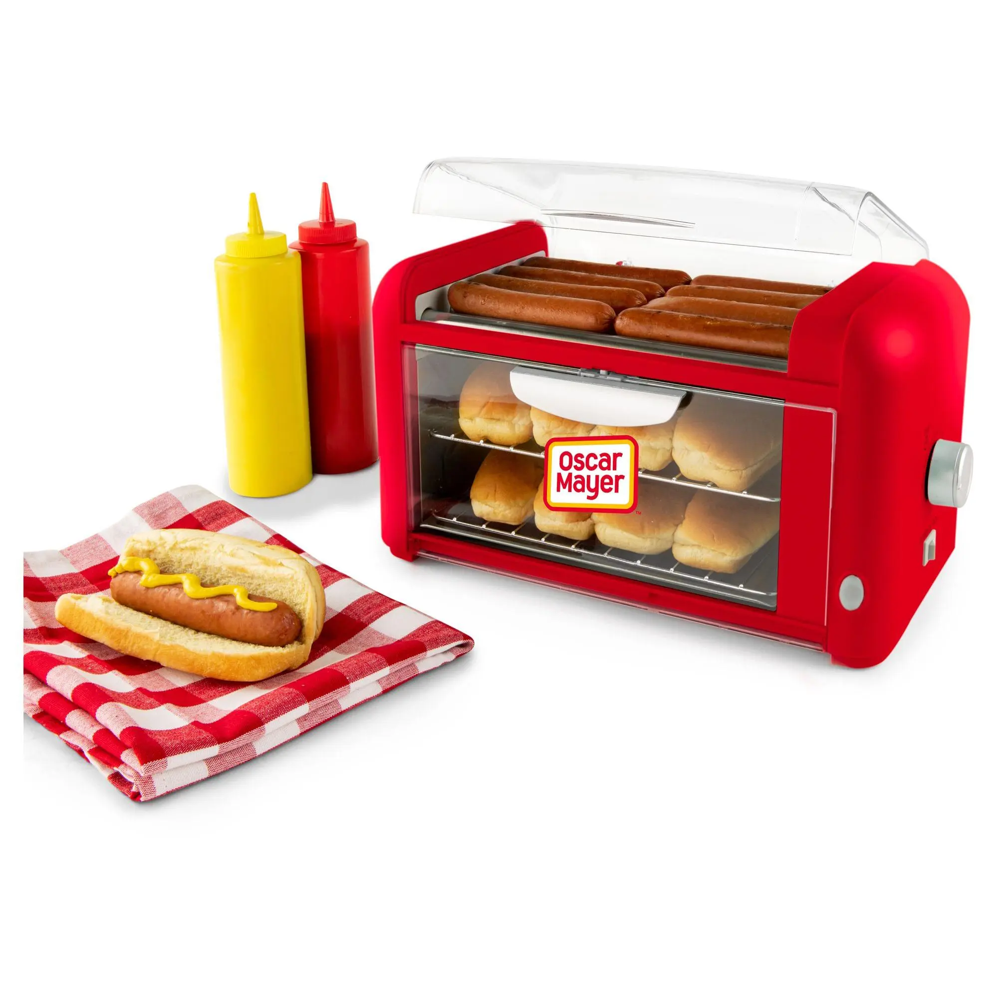 Nostalgia Oscar Mayer: rodillo para perritos calientes y calentador de panecillos