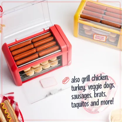 Nostalgia Oscar Mayer: rodillo para perritos calientes y calentador de panecillos