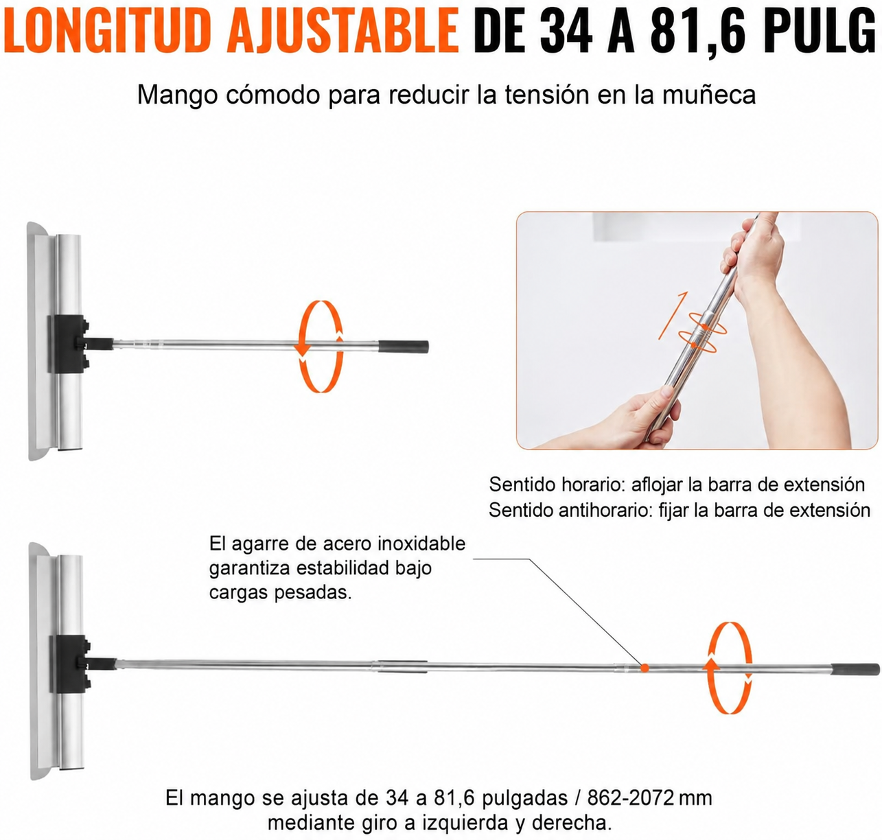 ✨Juego de cuchillas alisadoras VEVOR