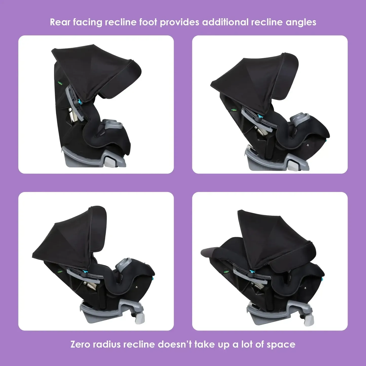 Baby Trend Cover Me Silla de auto convertible 4 en 1