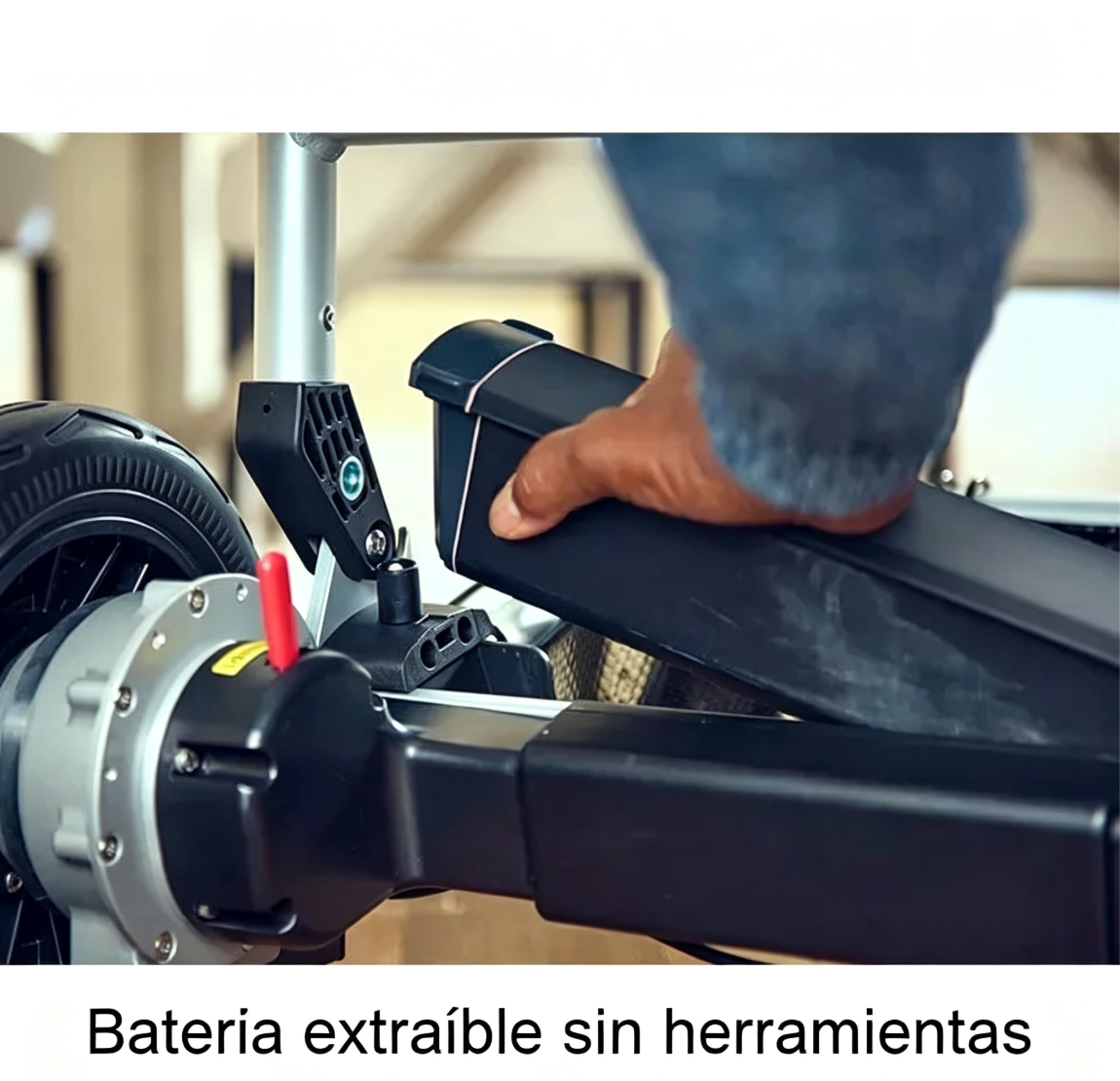 ✨Silla de ruedas eléctrica ligera y portátil que se pliega hasta las 12 pulgadas