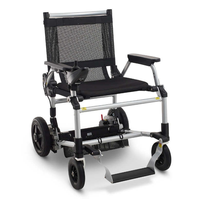 ✨Silla de ruedas eléctrica ligera y portátil que se pliega hasta las 12 pulgadas