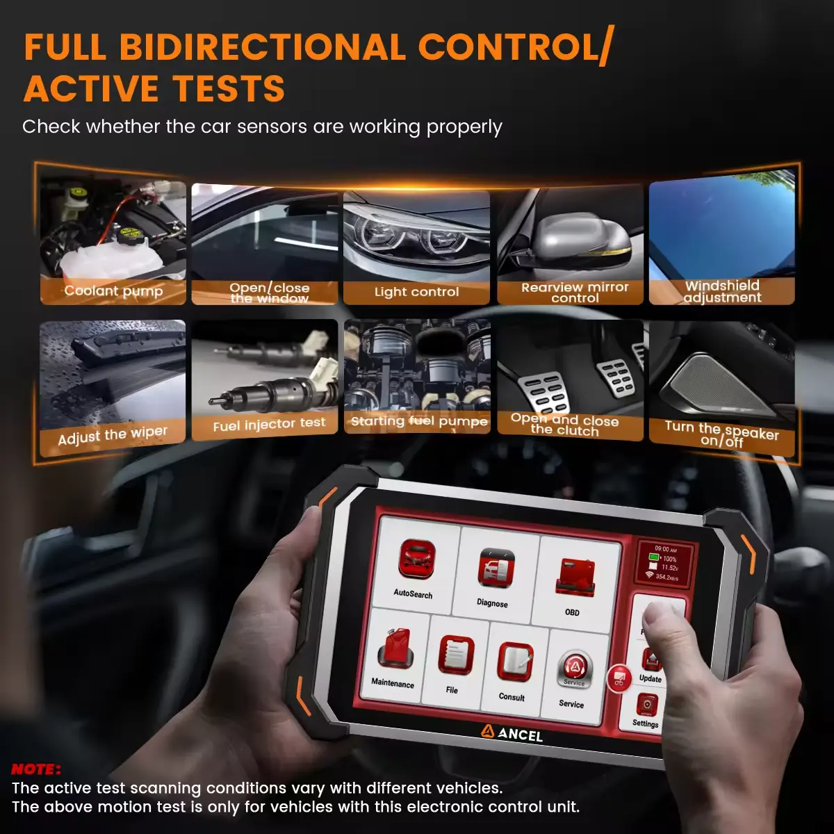 Escáner OBD2 ANCEL DS600BT: Herramienta de diagnóstico de sistemas completos