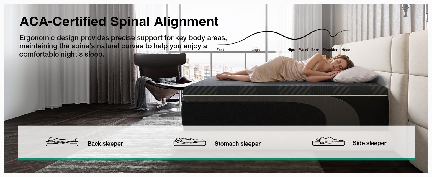 Cooling Gel Memory Foam Mattress&Fiberglass-Free - Medium Plush Feel with Motion Isolating, Bliss, King/Queen/Full/Twin, Egg Crate Design, 10/12 Inch ,Easy Maintenance Cooling Technology, queen size mattress,Back To SchoolBack To SchoolBack To School