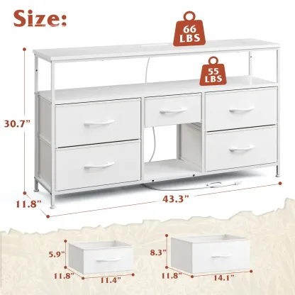 【Trucos económicos para el hogar】Cómoda alta Raybee de 16 cajones profundos para dormitorio, cómoda de tela extragrande con estructura de acero, unidad organizadora de torre de almacenamiento de ropa ancha para armario, dormitorio, sala de estar, muebles