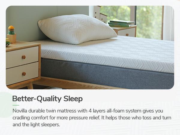 Cooling Gel Memory Foam Mattress&Fiberglass-Free - Medium Plush Feel with Motion Isolating, Bliss, King/Queen/Full/Twin, Egg Crate Design, 10/12 Inch ,Easy Maintenance Cooling Technology, queen size mattress,Back To SchoolBack To SchoolBack To School