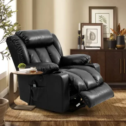 ✨Sillón reclinable elevador de lujo con función de calor y masaje
