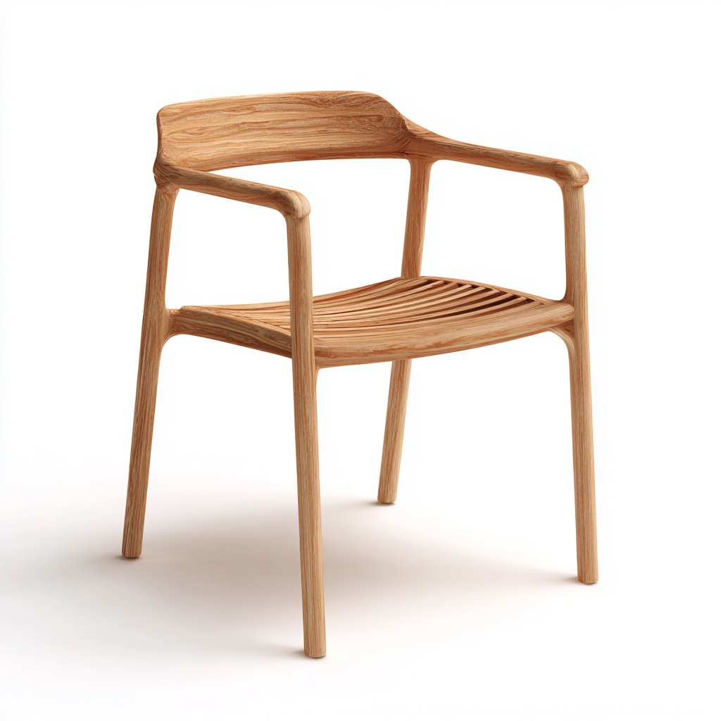 Poltrona da giardino - Legno - 67x62x80 cm - Marrone - Design moderno-Javexdadecor