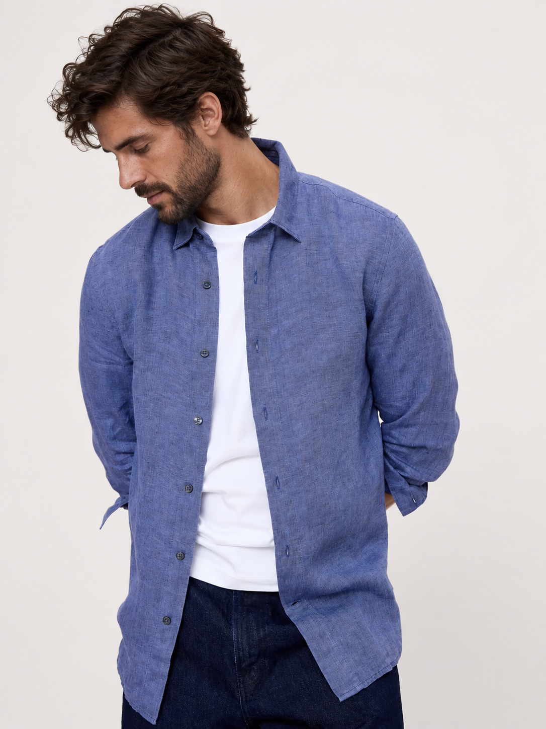 🔥Limited-Time Deal: 16-Pack Men’s Slim-Fit Linen Shirts – Only $32