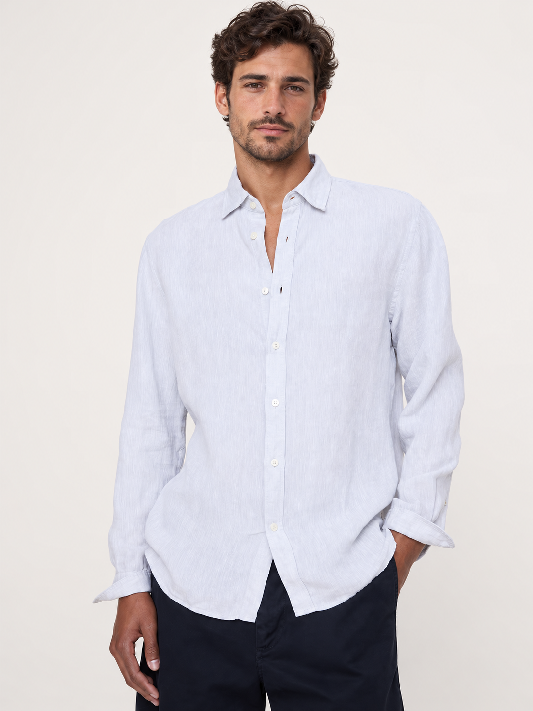 🔥Limited-Time Deal: 16-Pack Men’s Slim-Fit Linen Shirts – Only $32