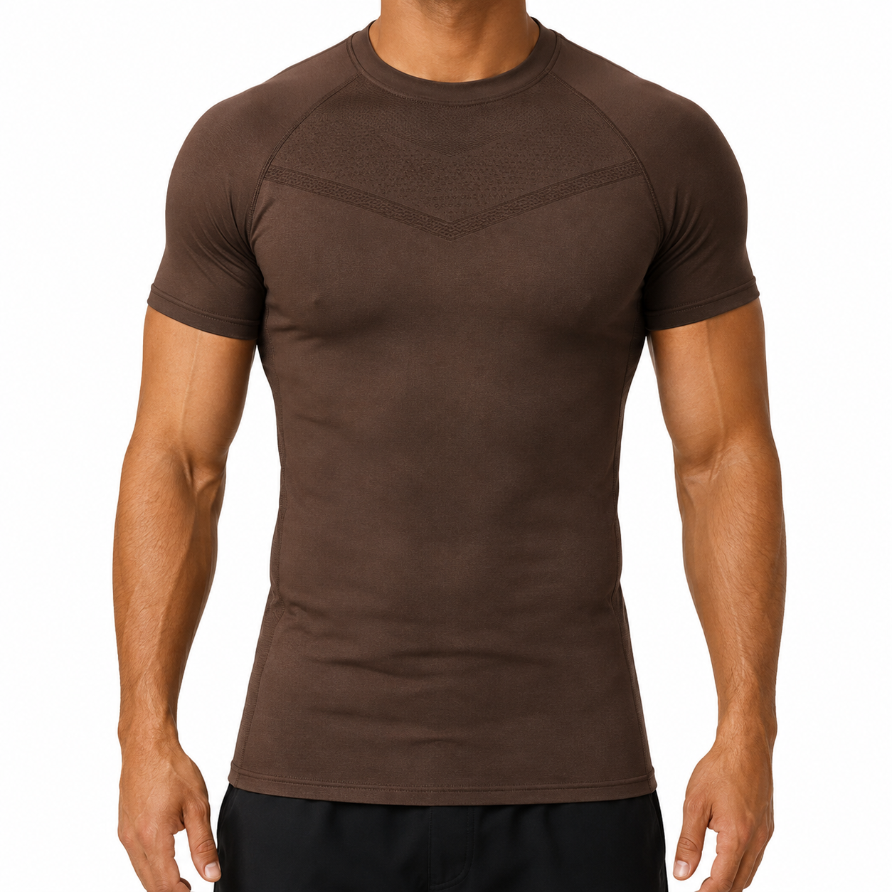 Men’s High‑GSM Compression Short Sleeve Tees, Performance Moisture‑Wicking Athletic Tops, 8 Pack Only $20