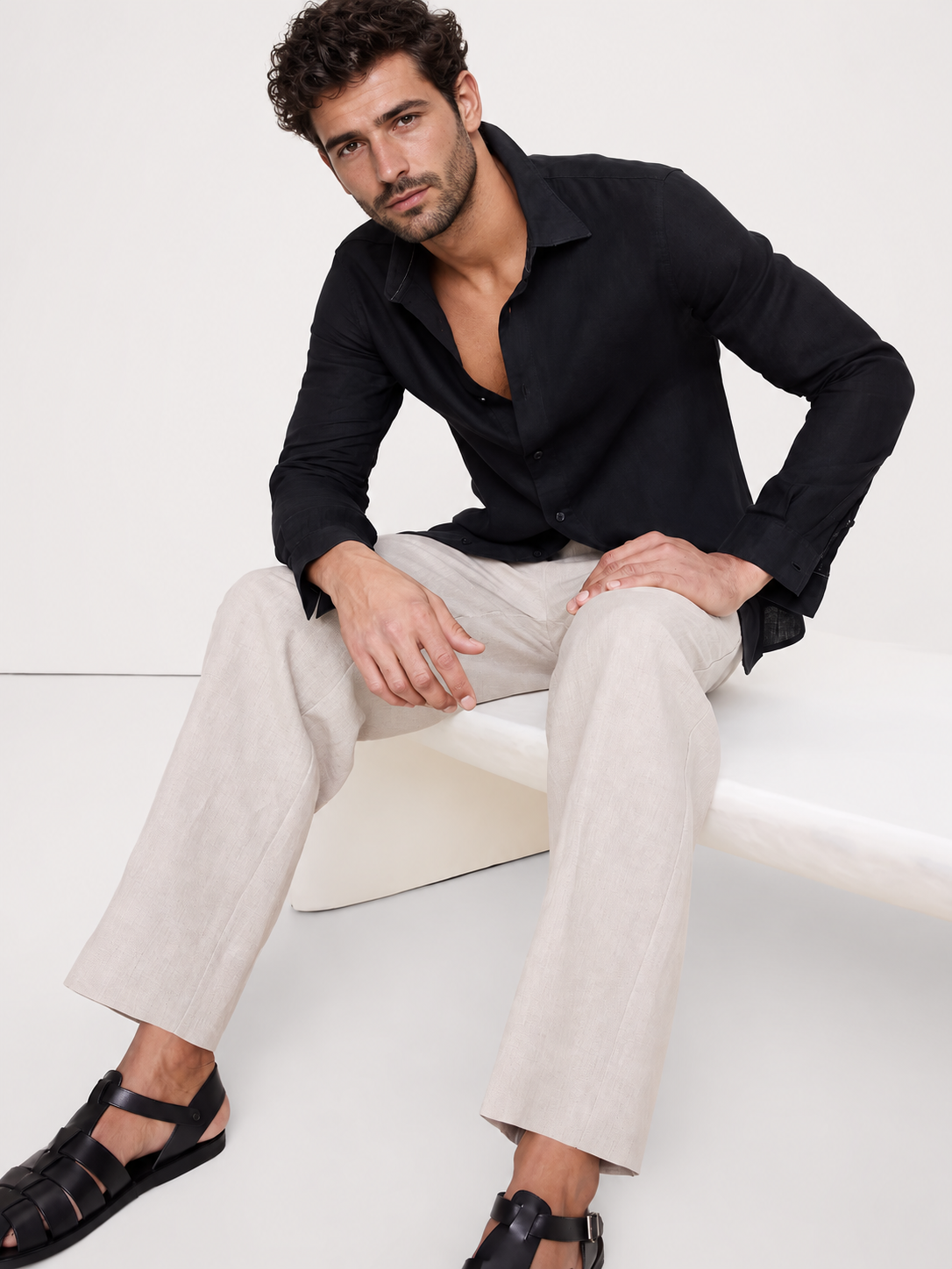 🔥Limited-Time Deal: 16-Pack Men’s Slim-Fit Linen Shirts – Only $32