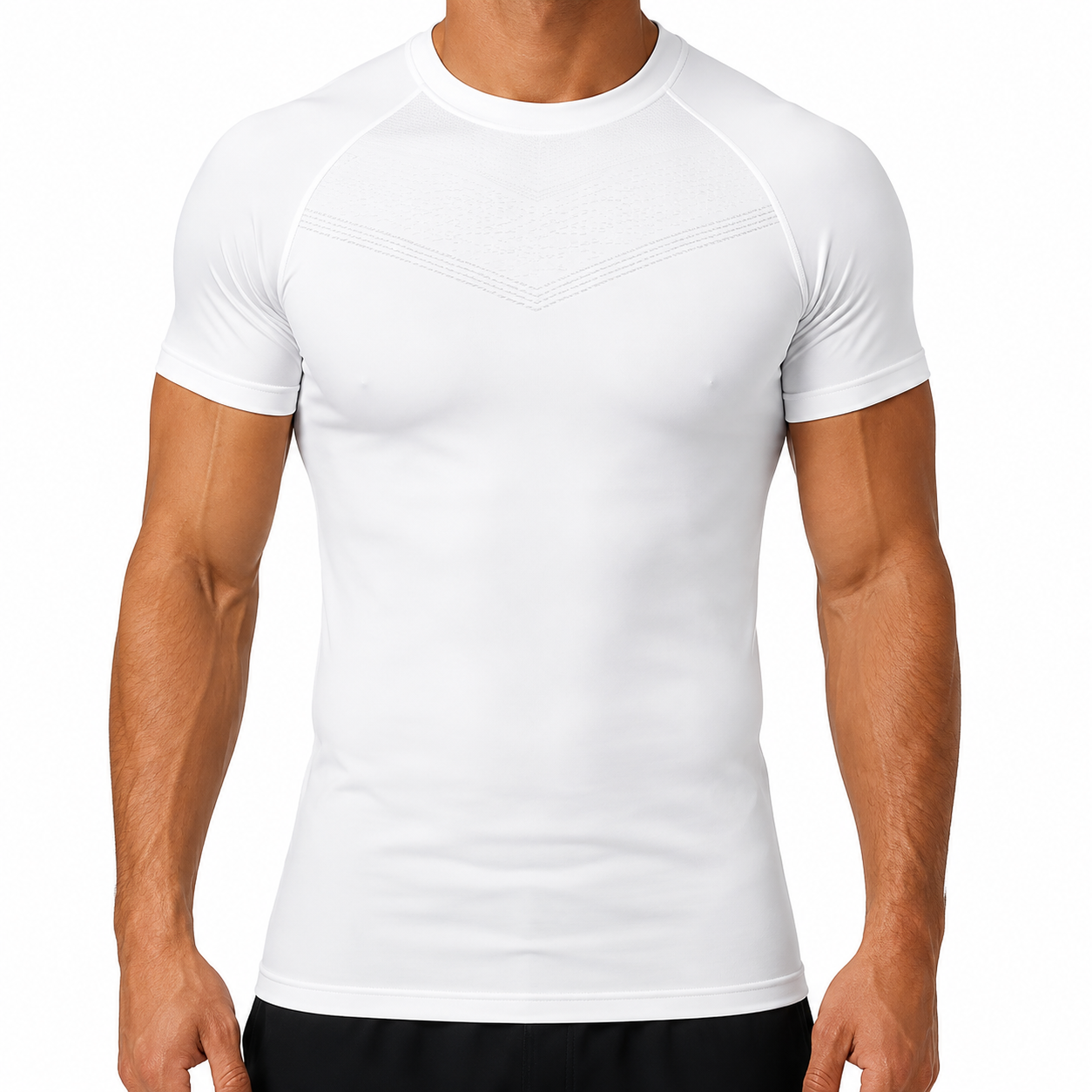 Men’s High‑GSM Compression Short Sleeve Tees, Performance Moisture‑Wicking Athletic Tops, 8 Pack Only $20