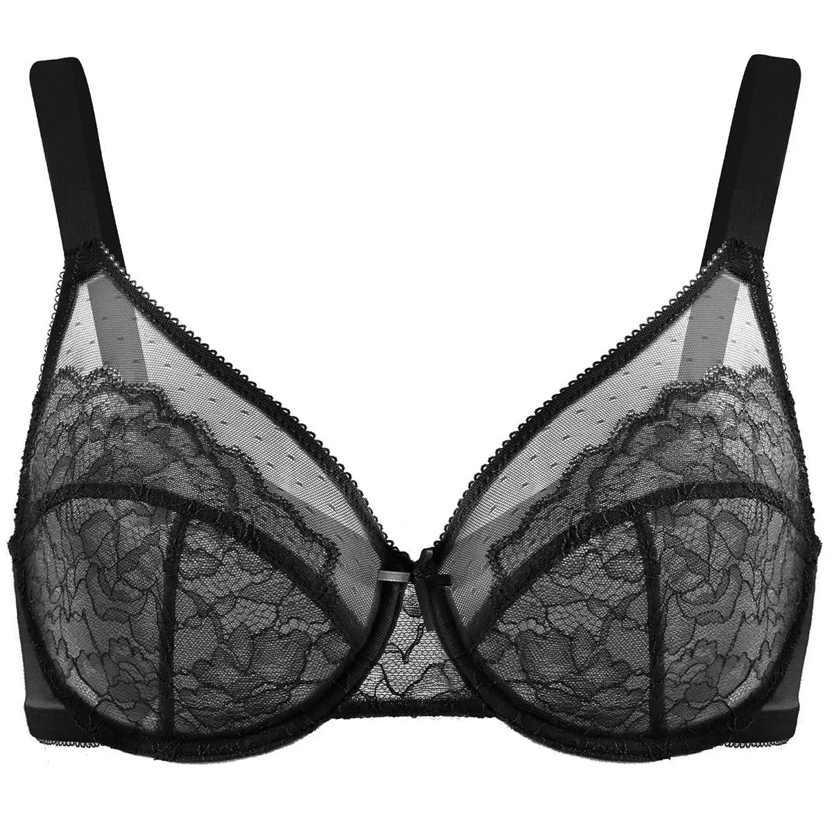 🔥 8 Pack ONLY $24 | Women’s Plus Size Floral Lace Minimizer Bras