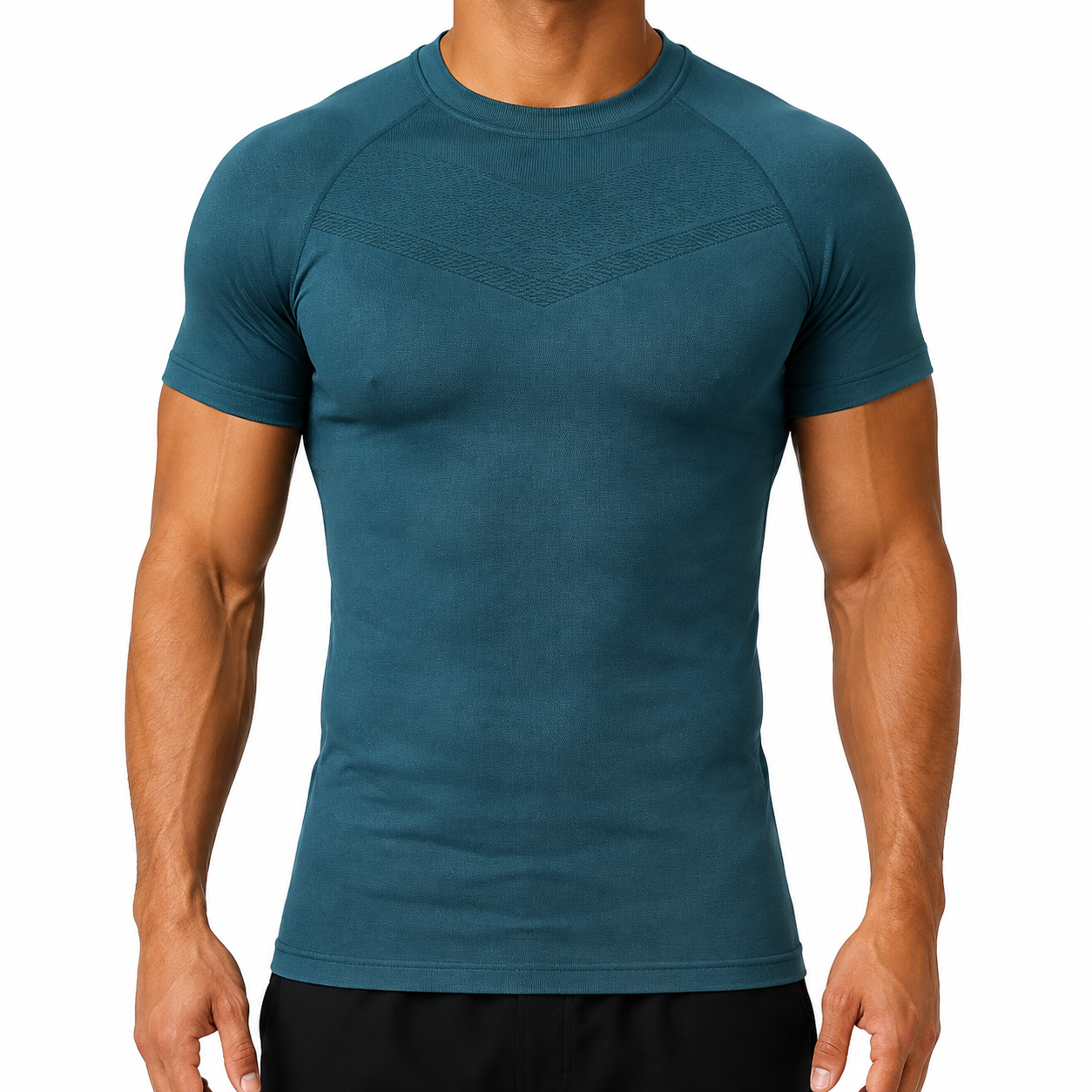 Men’s High‑GSM Compression Short Sleeve Tees, Performance Moisture‑Wicking Athletic Tops, 8 Pack Only $20
