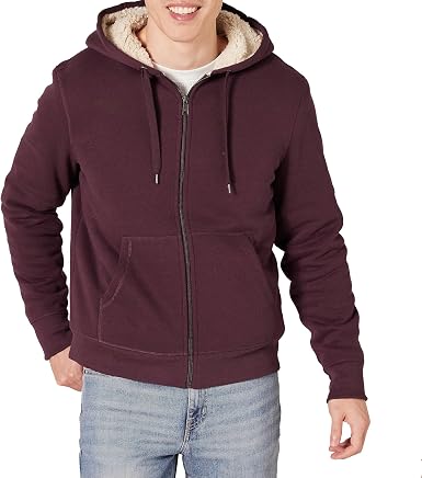 🔥Seasonal Sale – Men’s Sherpa-Lined Full-Zip Fleece Hoodies, 8-Pack Only $32