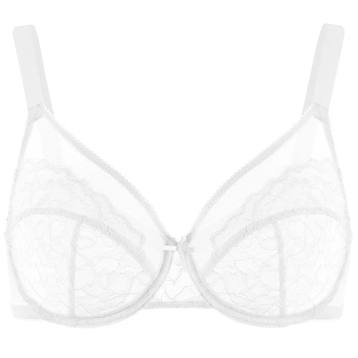 🔥 8 Pack ONLY $24 | Women’s Plus Size Floral Lace Minimizer Bras