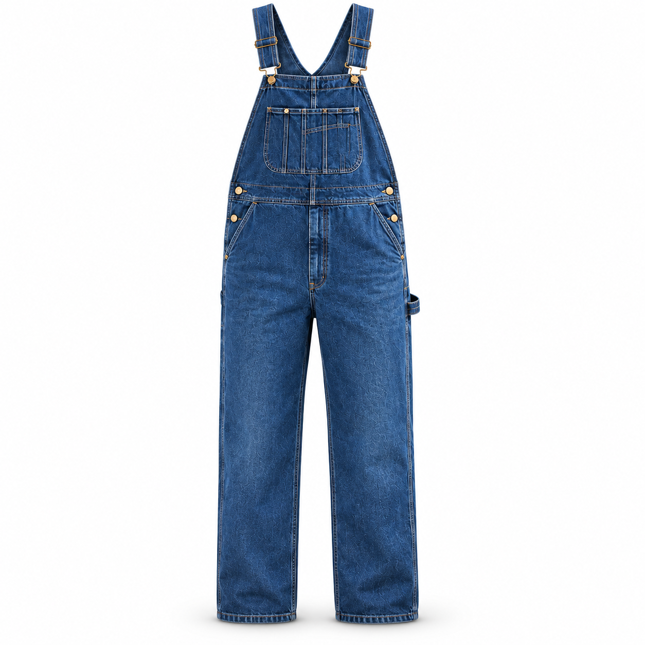 💝Last Day Promotion🔥Men's Denim Bib Overalls,  Workwear with Adjustable Straps and Convenient Tool Pockets