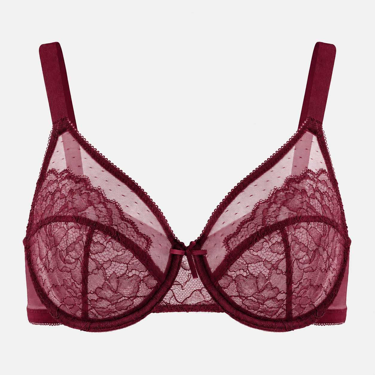 🔥 8 Pack ONLY $24 | Women’s Plus Size Floral Lace Minimizer Bras