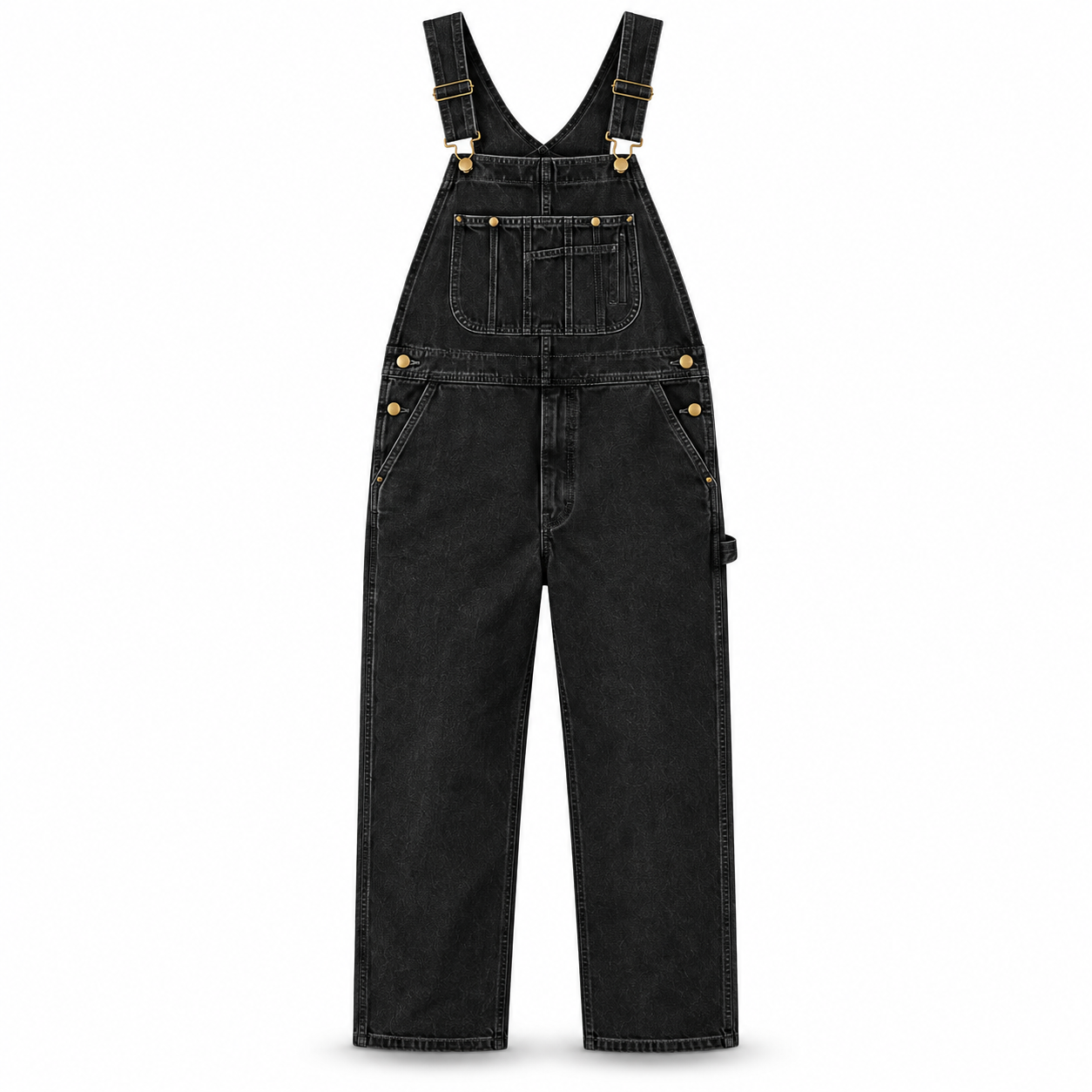 💝Last Day Promotion🔥Men's Denim Bib Overalls,  Workwear with Adjustable Straps and Convenient Tool Pockets
