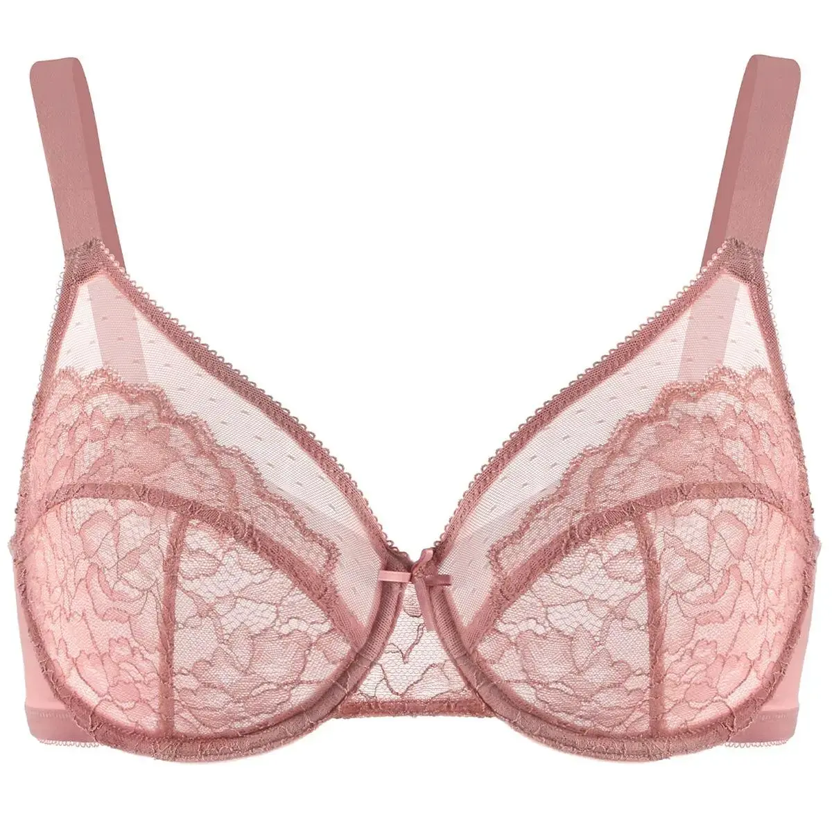 🔥 8 Pack ONLY $24 | Women’s Plus Size Floral Lace Minimizer Bras