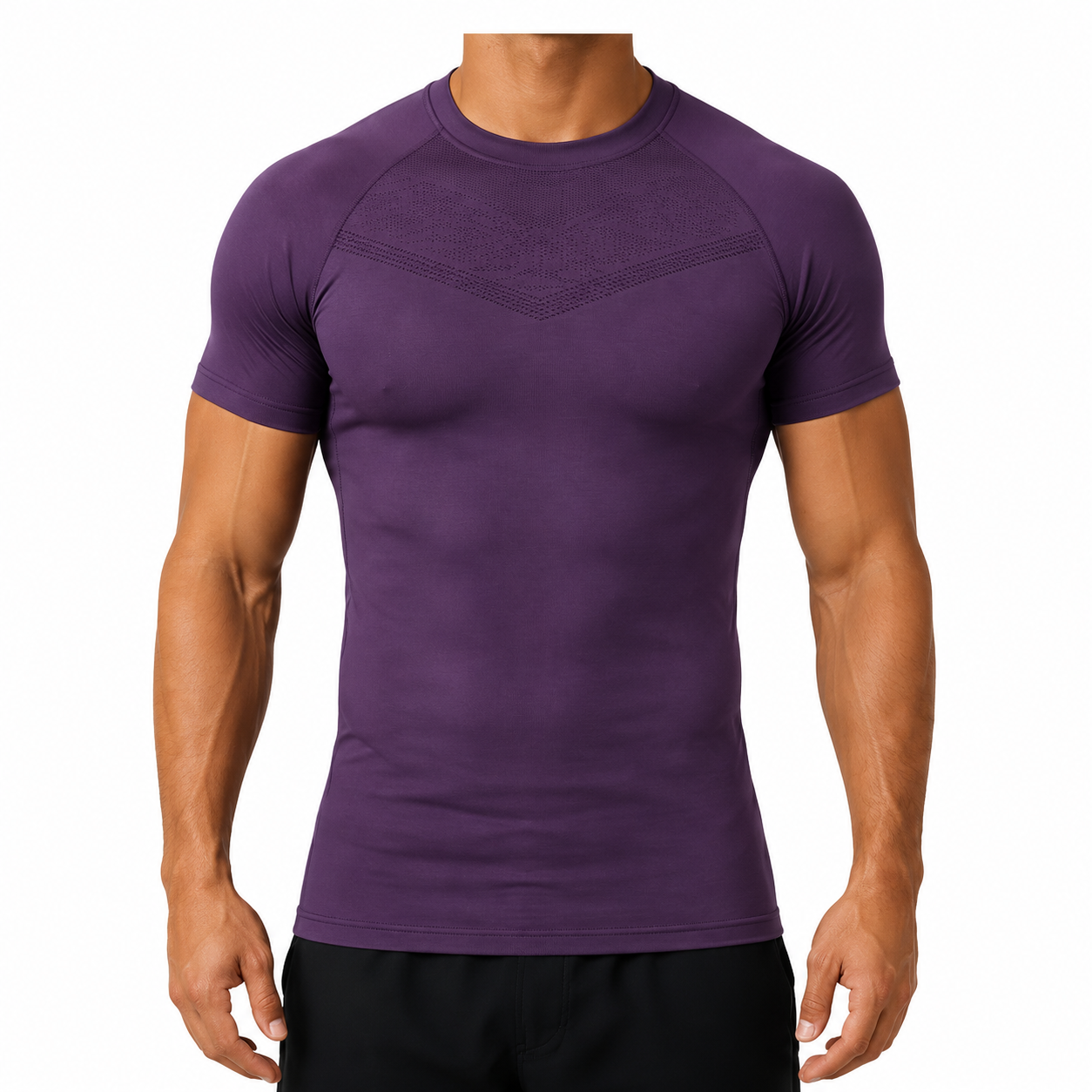 Men’s High‑GSM Compression Short Sleeve Tees, Performance Moisture‑Wicking Athletic Tops, 8 Pack Only $20
