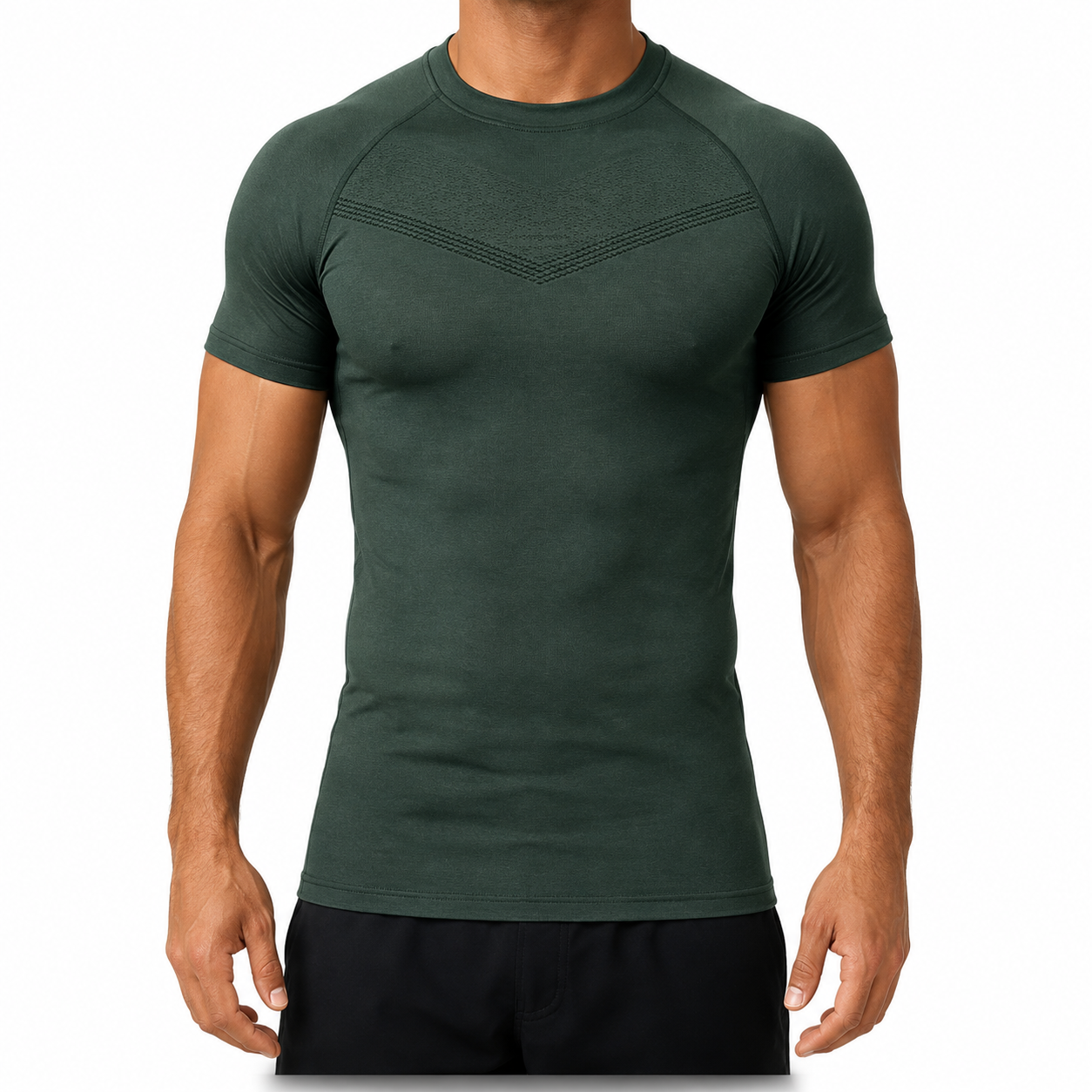 Men’s High‑GSM Compression Short Sleeve Tees, Performance Moisture‑Wicking Athletic Tops, 8 Pack Only $20