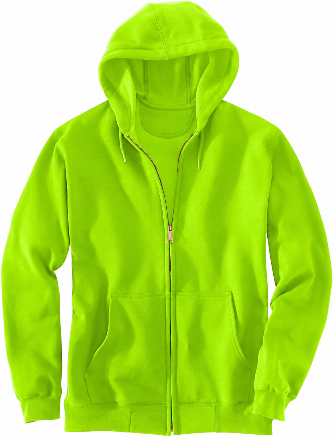 Limited-Time Sale: Men’s Heavyweight Full-Zip Hooded Sweatshirt – Durable Outside, Soft & Warm Inside