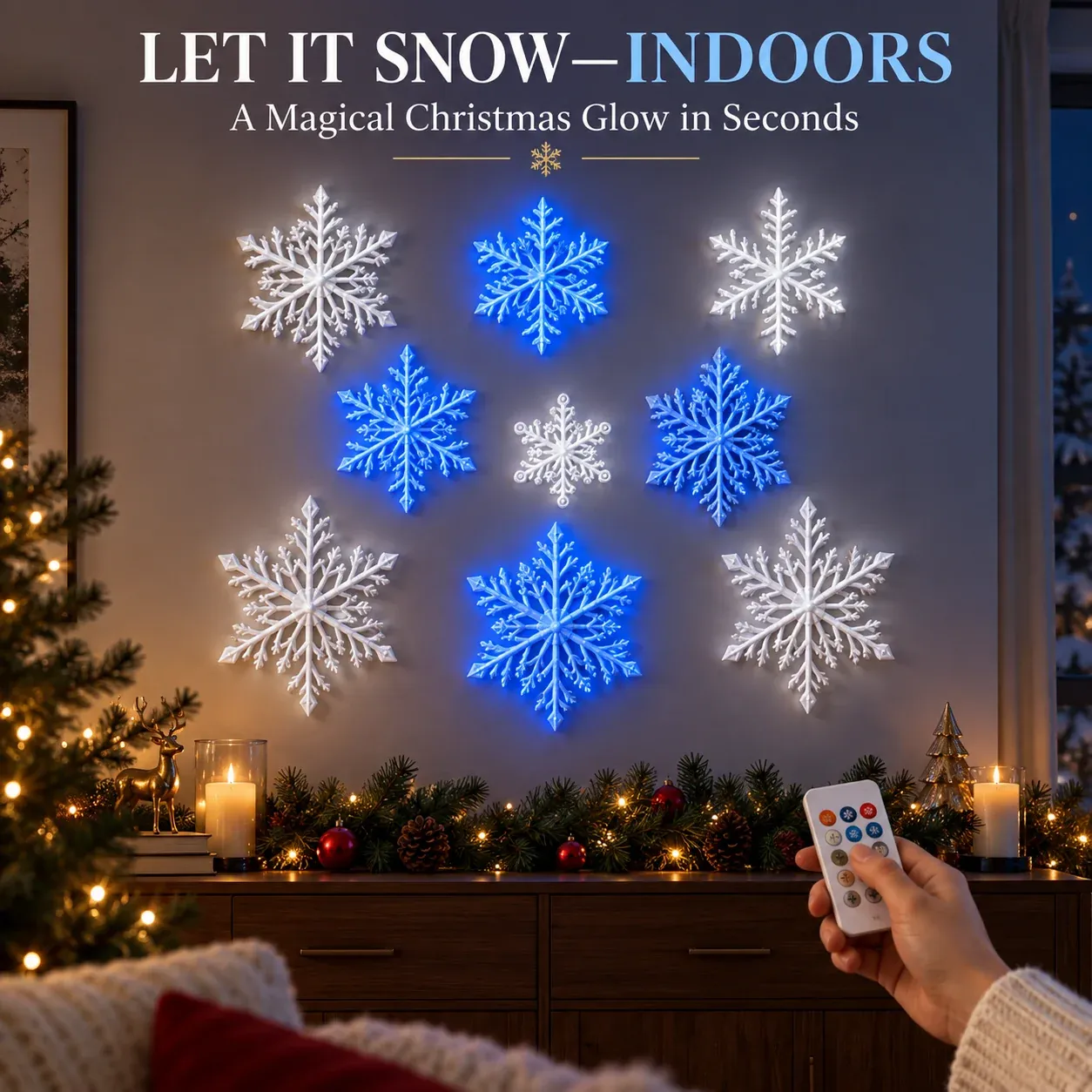 Christmas Snowflake Wall Decoration
