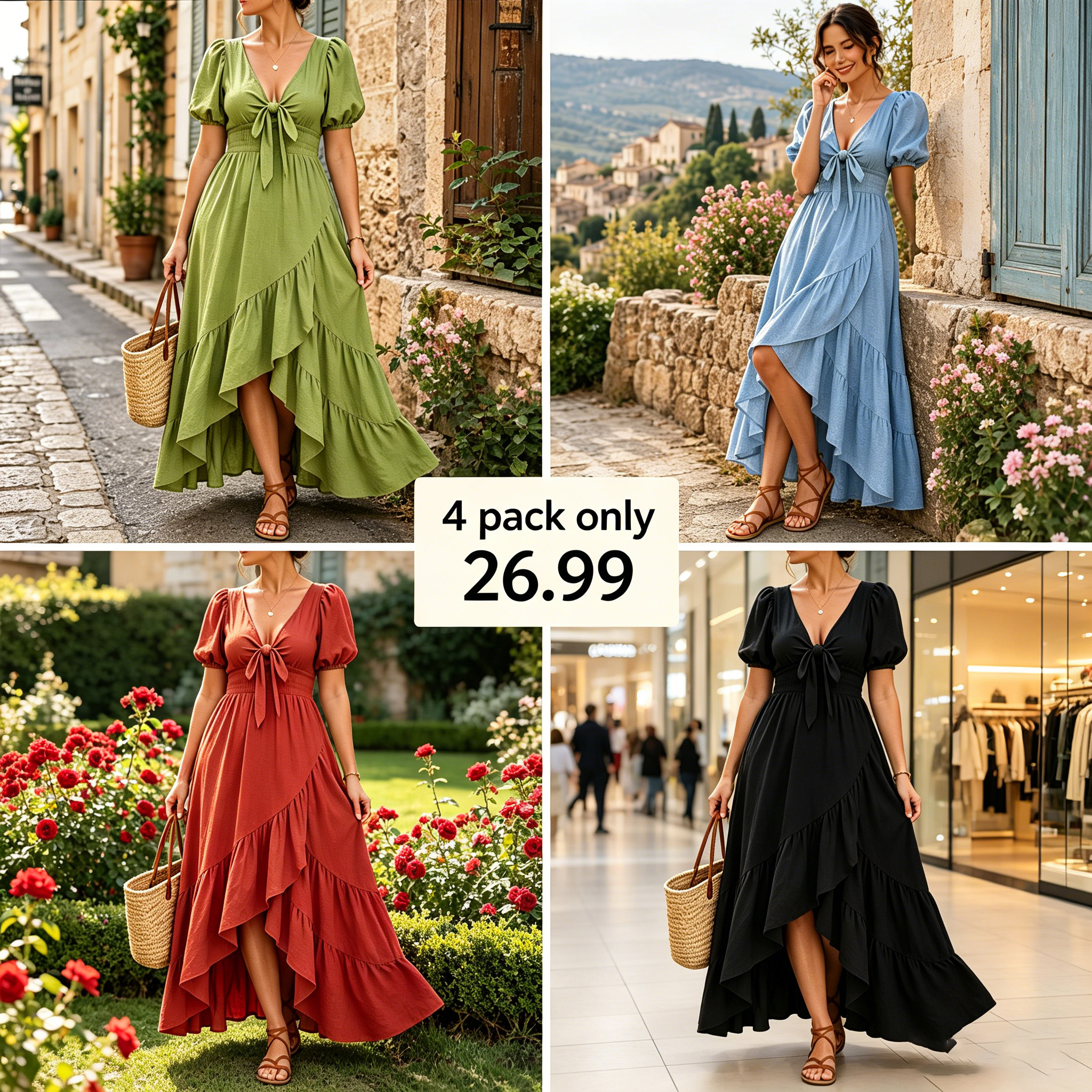 LUMIÈRE COASTAL DRESS—lightweight, flattering, and timeless.