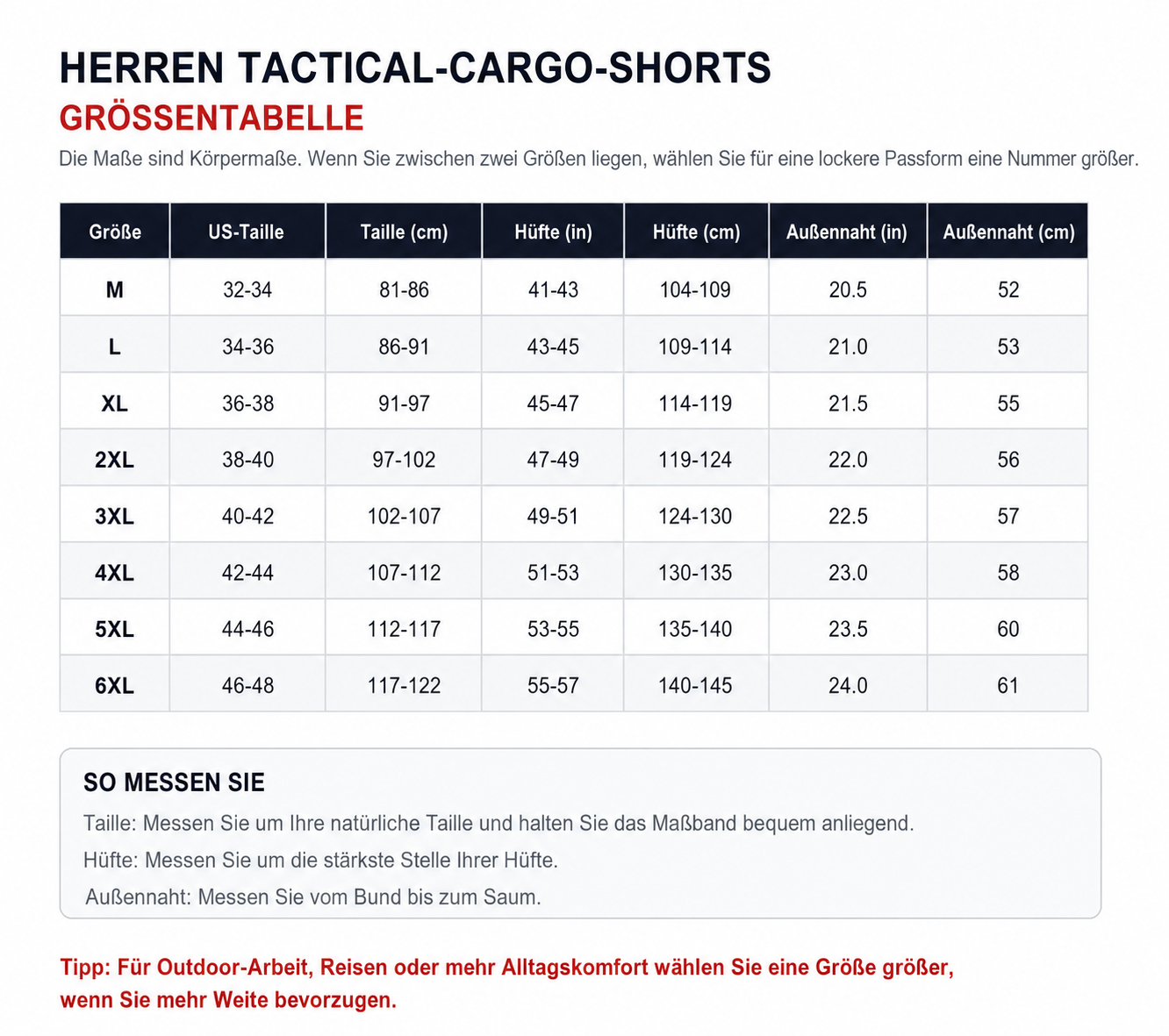 SOMMER-SCHLUSSVERKAUF – Herren Stretch-Tactical-Cargo-Shorts, wasserdicht, mit mehreren Taschen