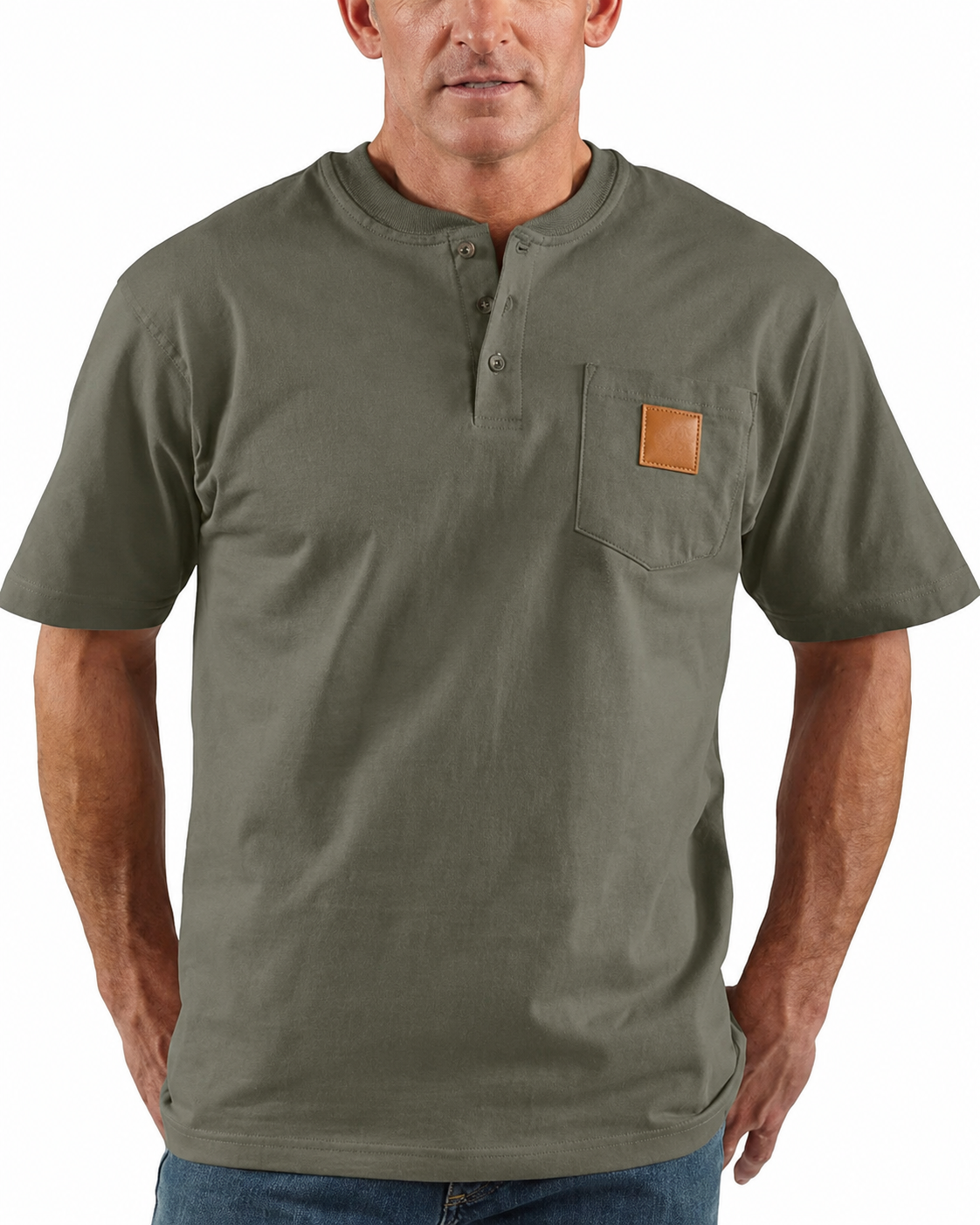 Schweres Arbeits-Poloshirt für Herren mit Brusttasche