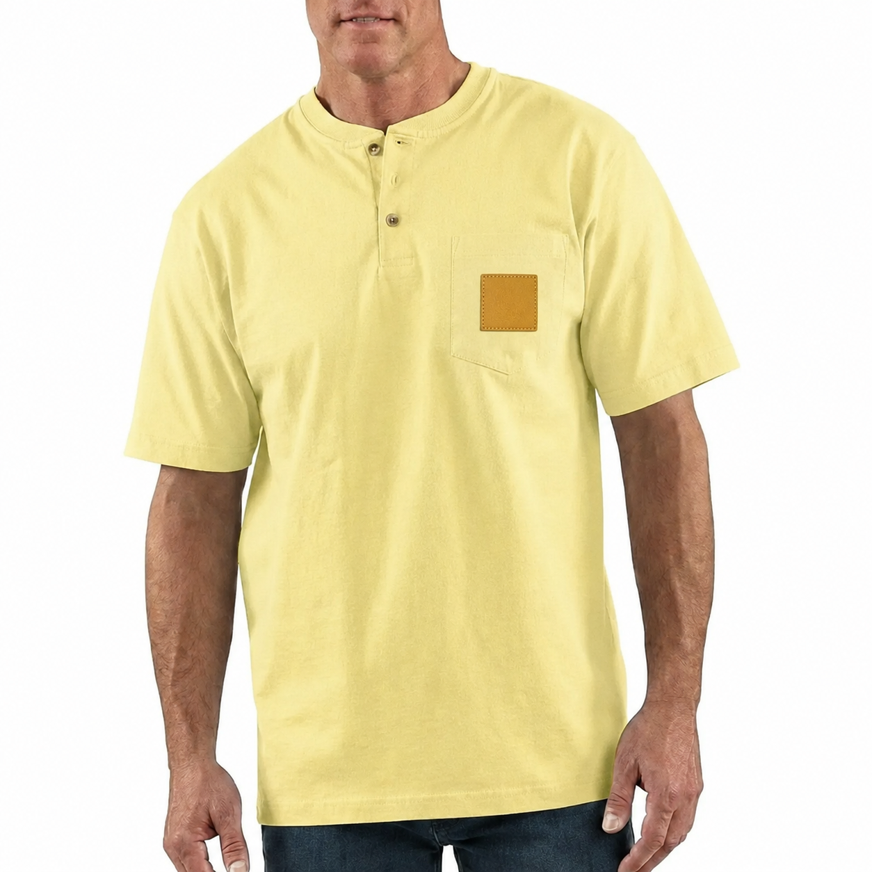 Schweres Arbeits-Poloshirt für Herren mit Brusttasche