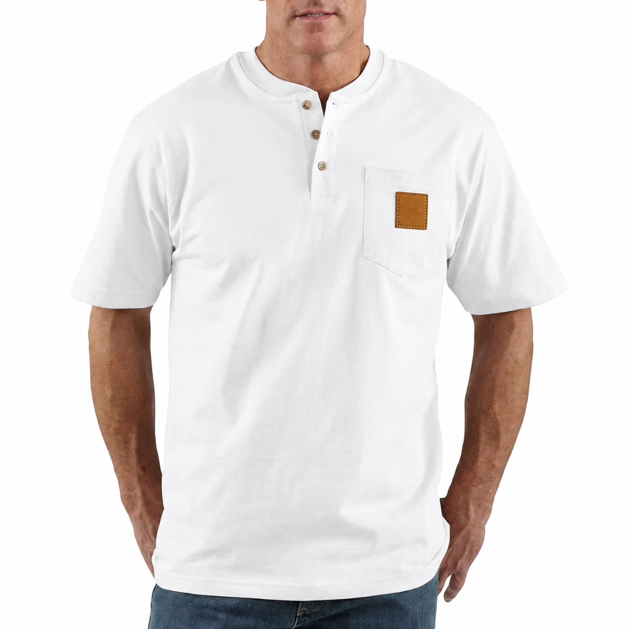 Schweres Arbeits-Poloshirt für Herren mit Brusttasche