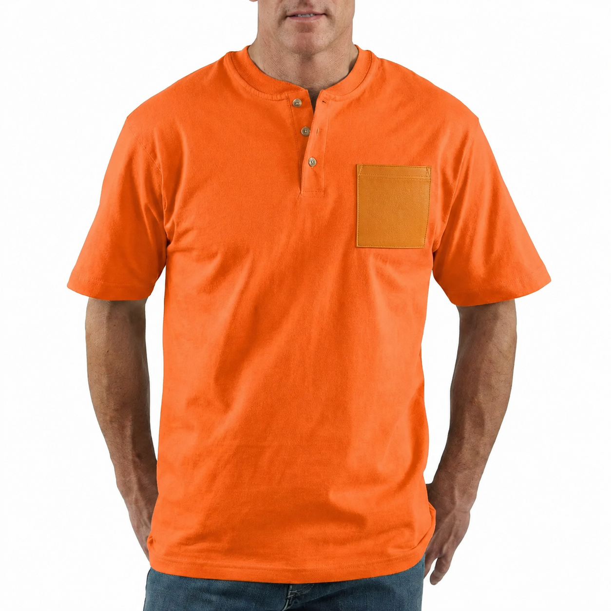 Schweres Arbeits-Poloshirt für Herren mit Brusttasche