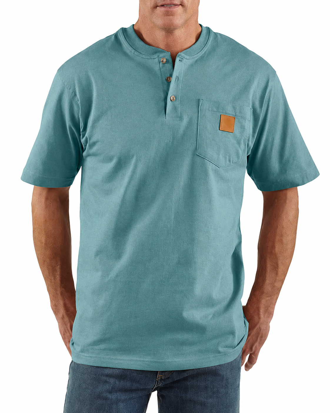 Schweres Arbeits-Poloshirt für Herren mit Brusttasche