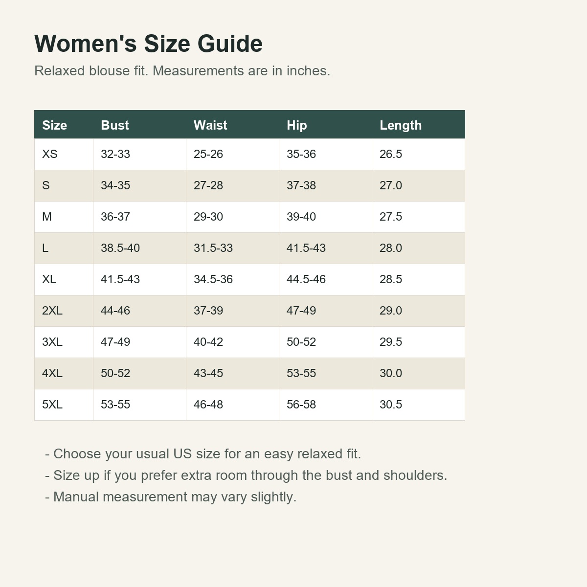 T3u0714001 T3u0714001 size guide